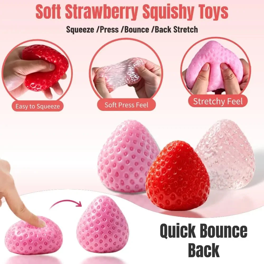 Strawberry Squishy Toy