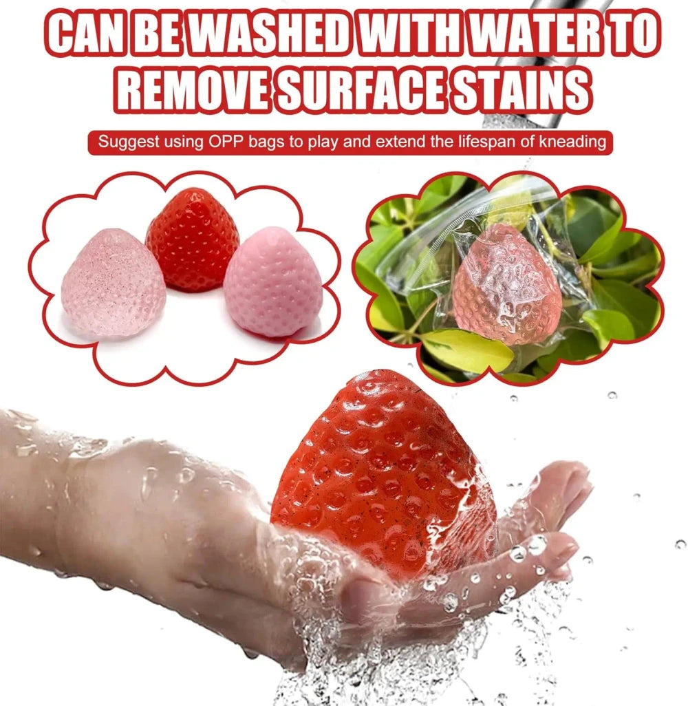 Strawberry Squishy Toy