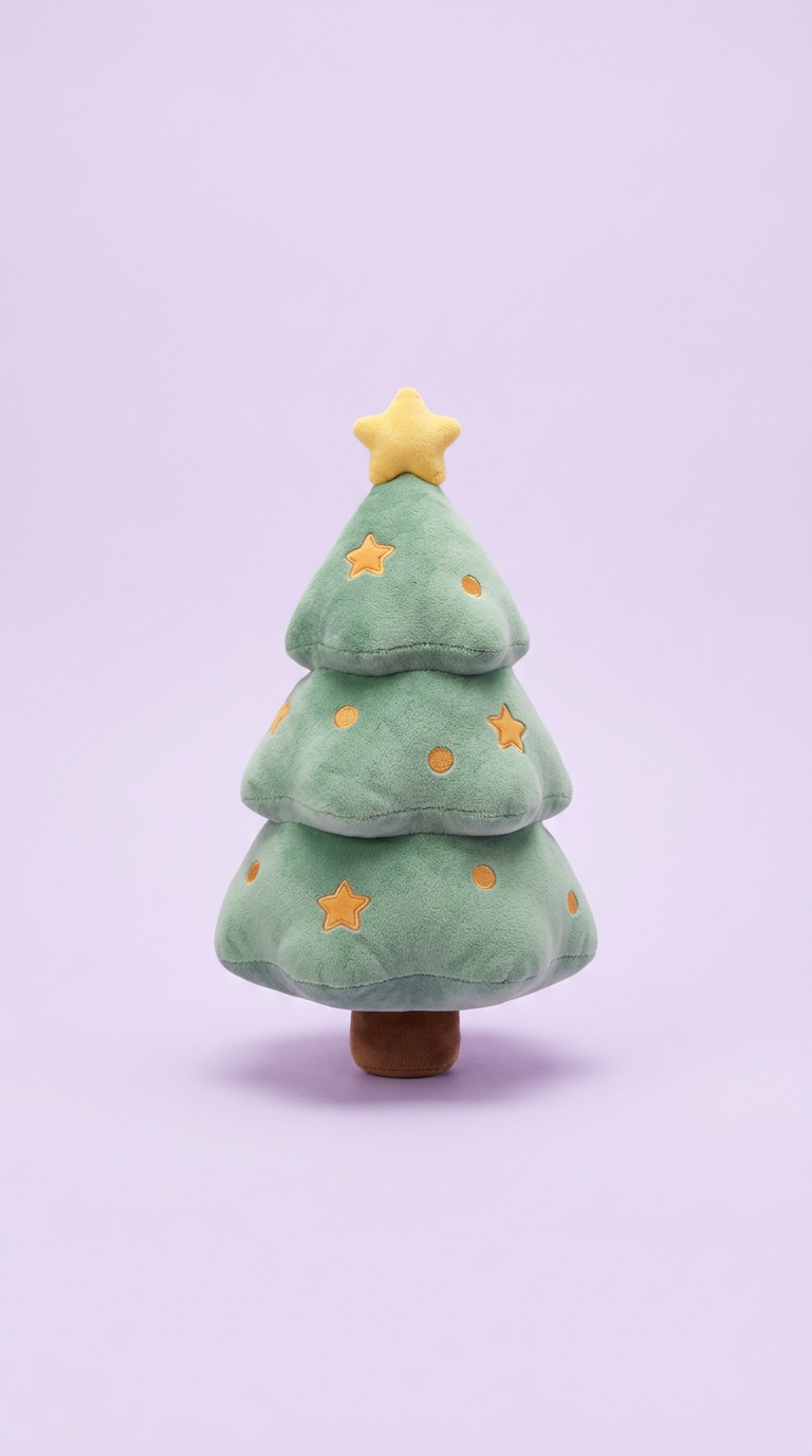 Christmas Tree Plush Luxe Fleece